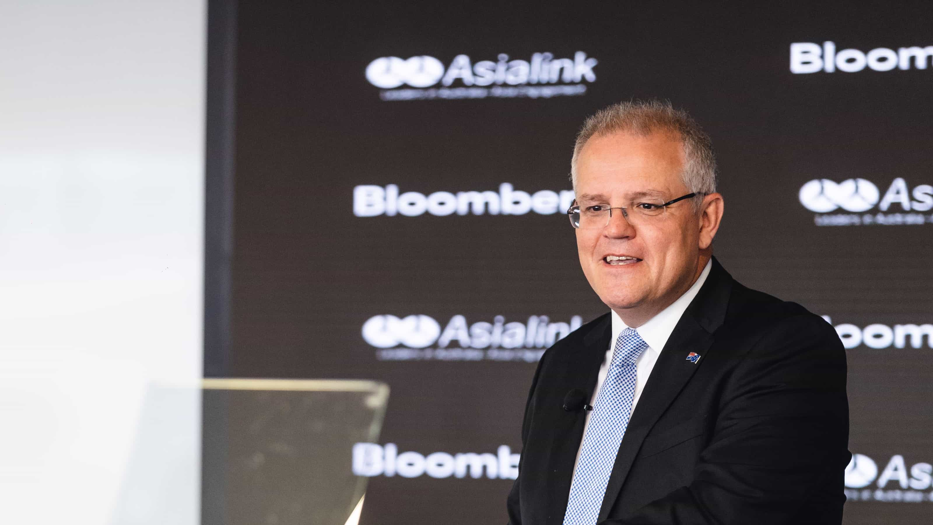 Former PM Scott Morrison give speech