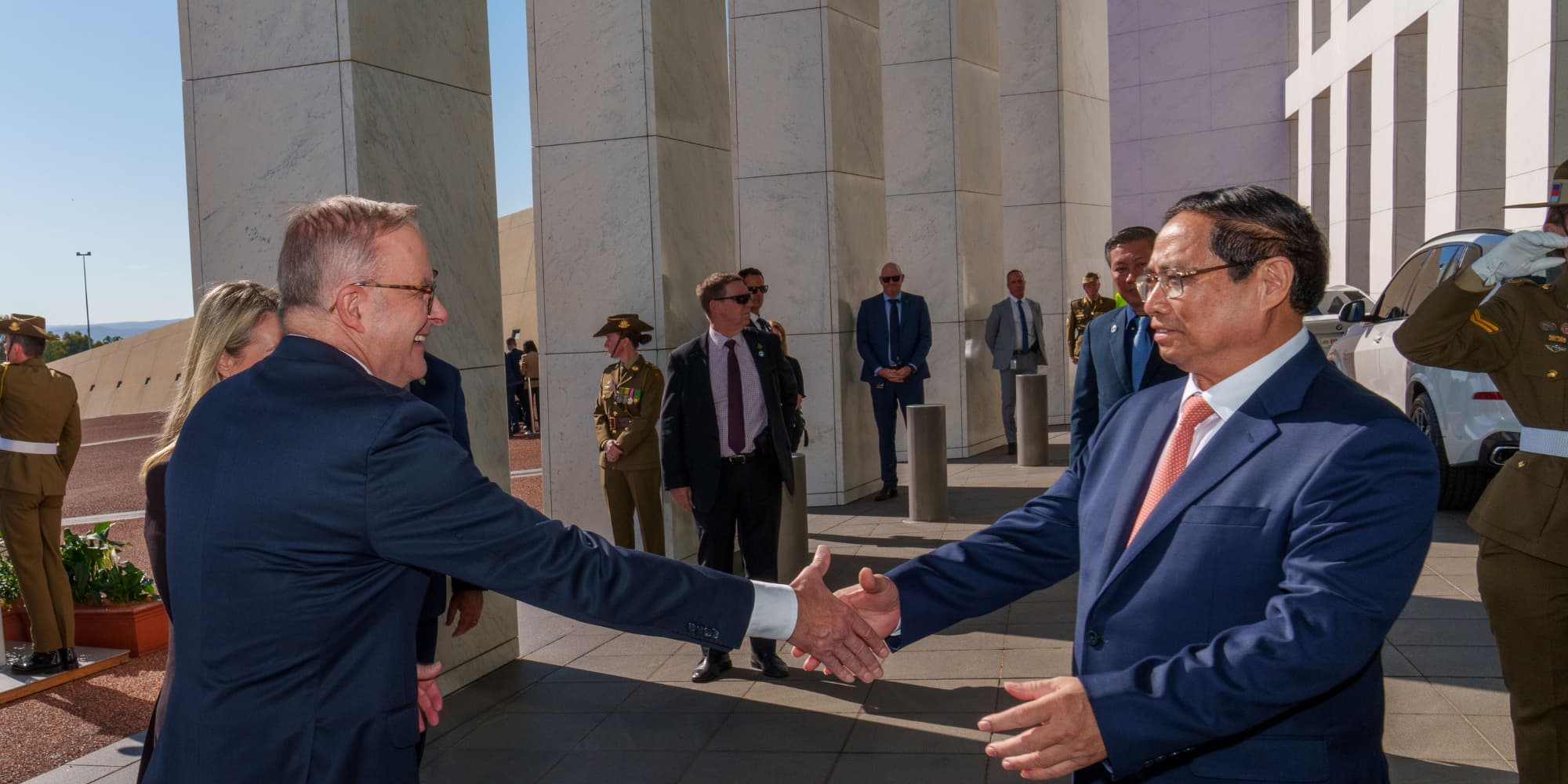  Australian Prime Minister Anthony Albanese meeting with Vietnam PM Phạm Minh Chính