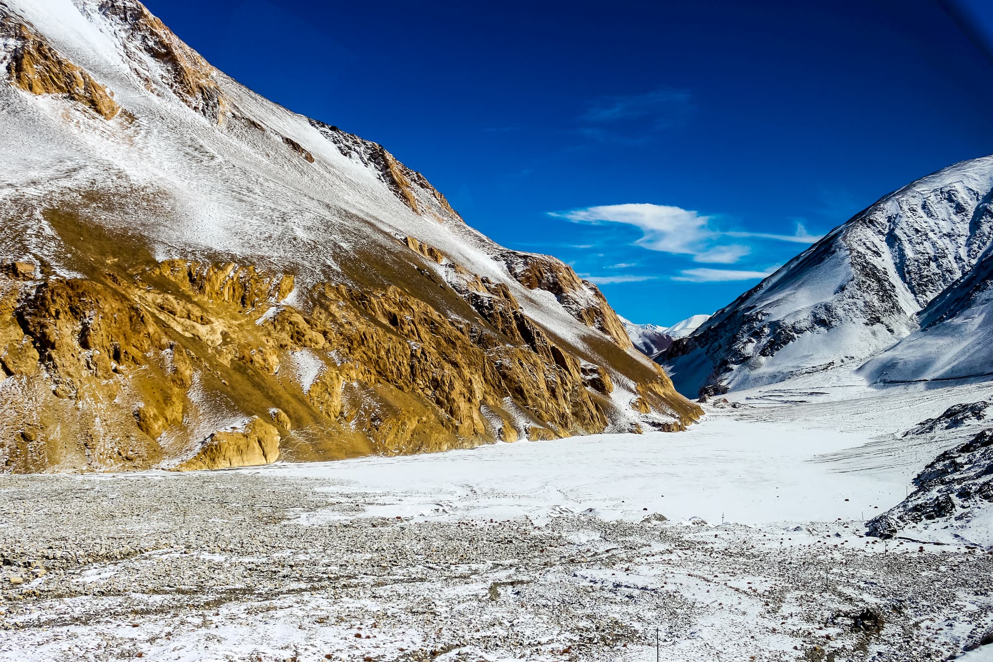 Snowy mountain