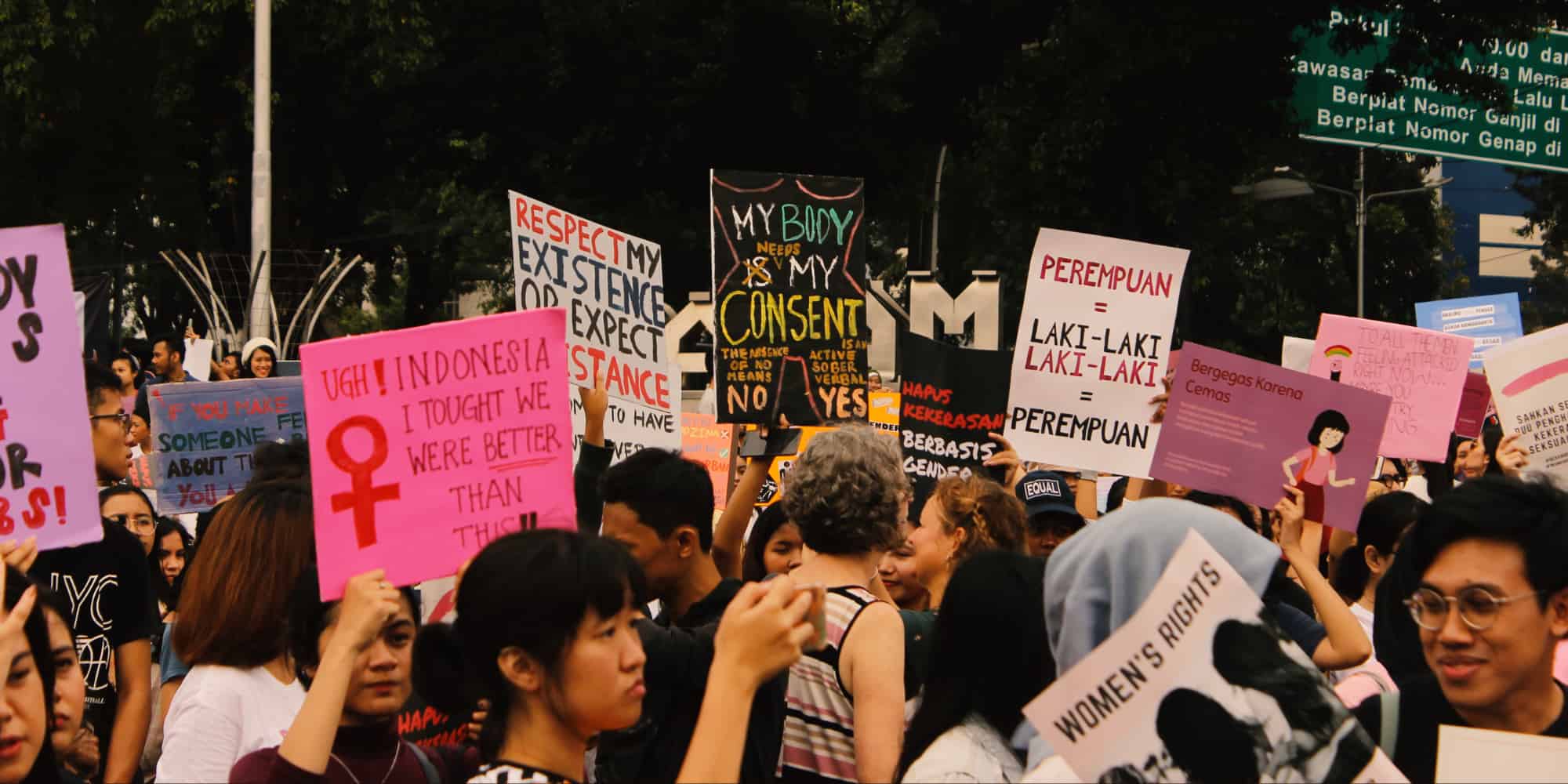 Women’s march in Jakarta