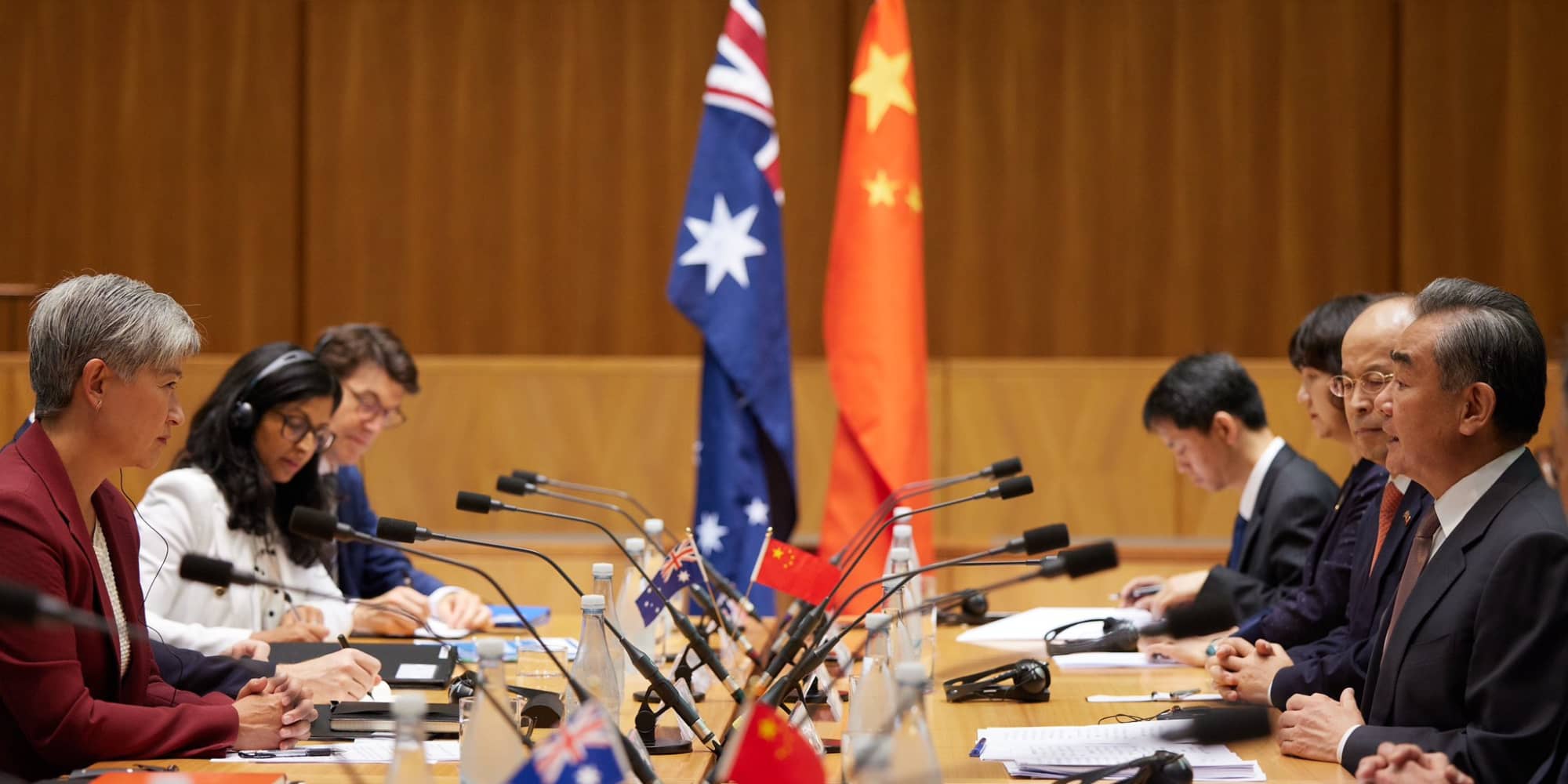 Politicians engaging in a meeting