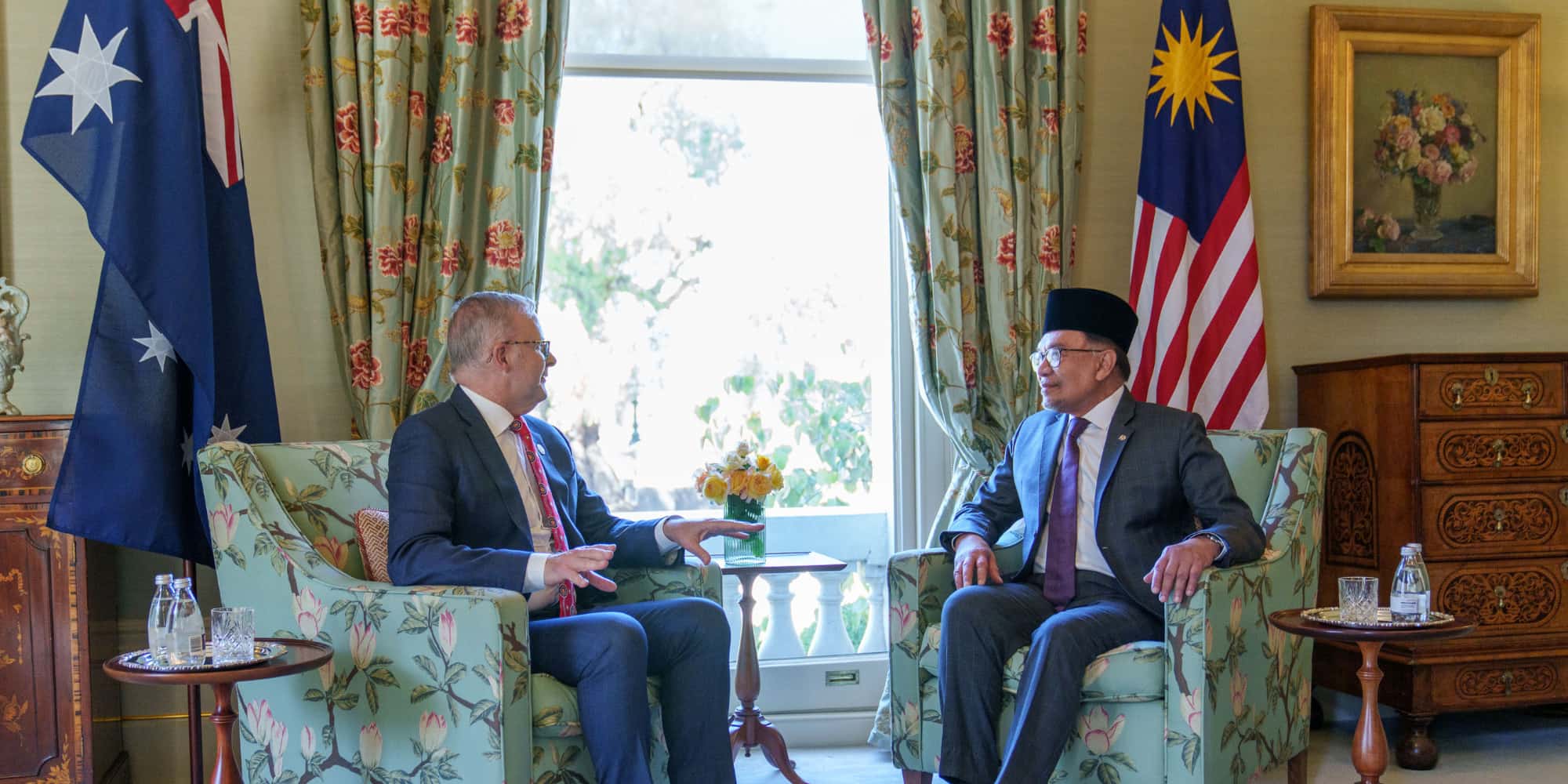 Australia's Prime Minister Anthony Albanese with Malaysia's Prime Minister Anwar Ibrahim