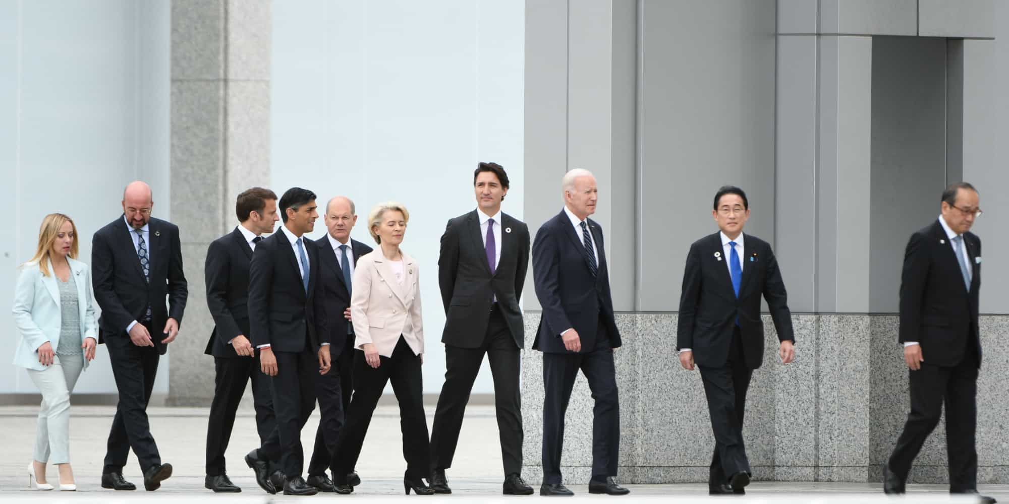 World leaders at G7 Summit