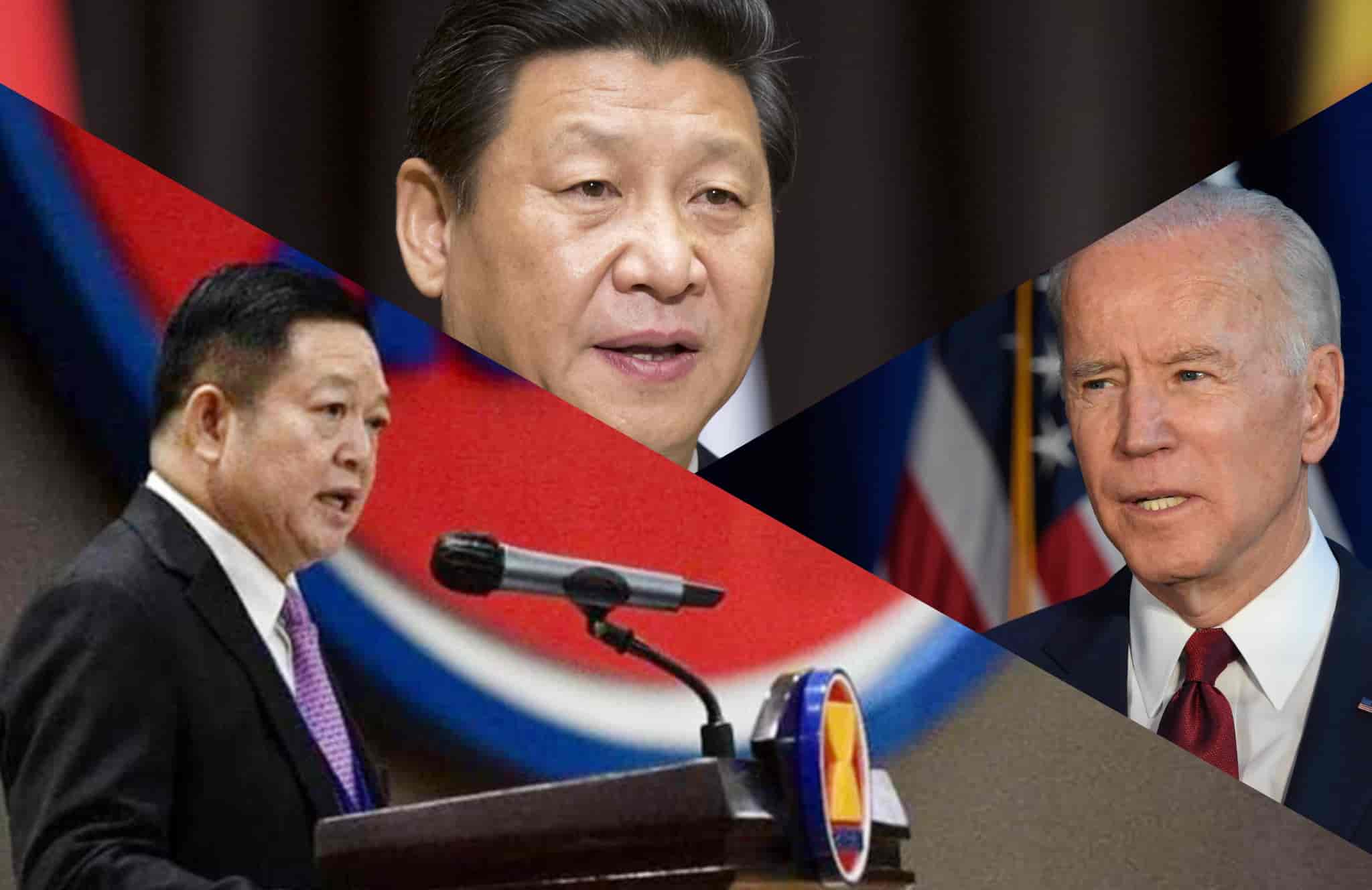Dr. Kao Kim Hourn, Xi Jinping, and Joe Biden