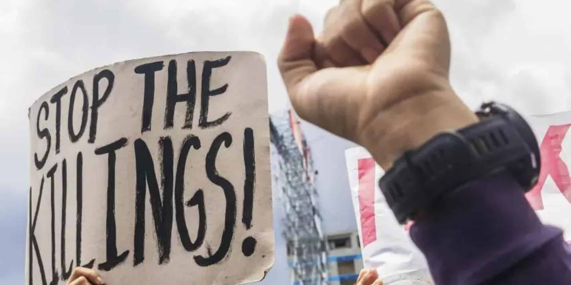 Prestesting signs for human rights