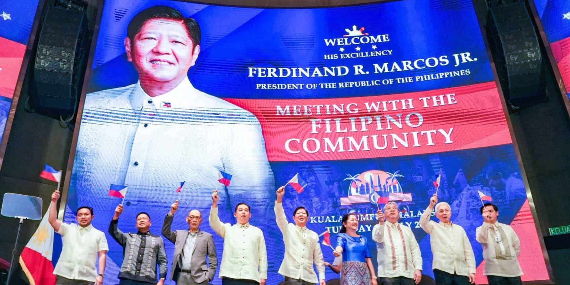 President Ferdinand R. Marcos Jr. during his visit to Kuala Lumpur