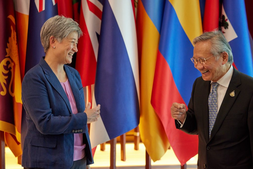 Don Pramudwinai welcomed Penny Wong on the Official Visit to Thailand