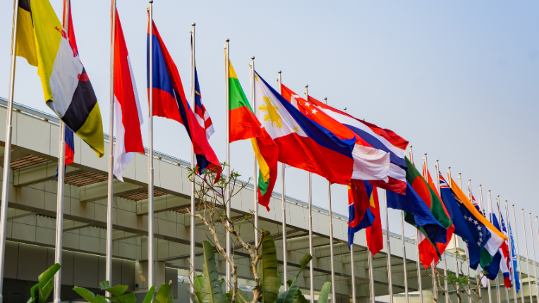 asean flags