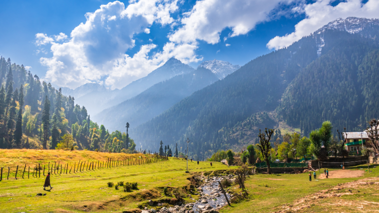 aru valley near pahalgam kashmir valley