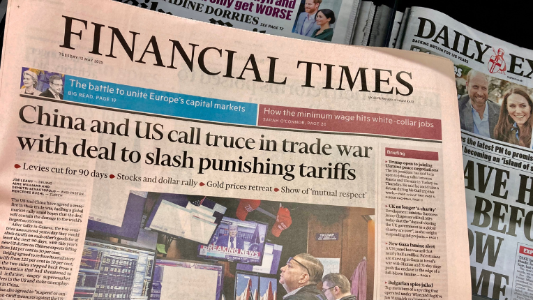 front cover of financial times
