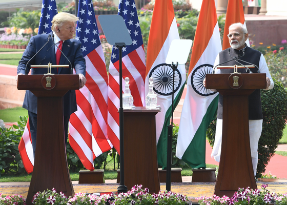 trump and modi in 2020