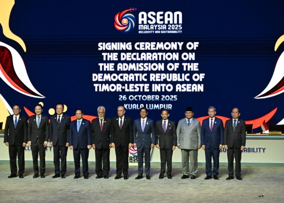 Timor-Leste ASEAN signing ceremony