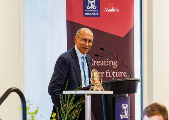 Peter Varghese at the Asialink Dunlop dinner