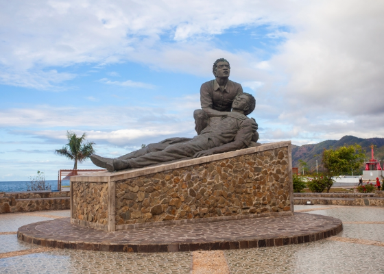 Santa Cruz Massacre Memorial Statue
